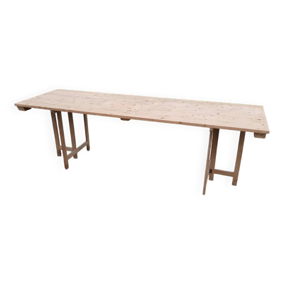 Table de ferme pliante 250 cm, 8/10 personnes