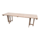 Table de ferme pliante 250 cm, 8/10 personnes