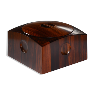 Ice bucket in cocobolo massive of Jens Quistgaard, Denmark around 1960