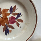 Set of 4 old vintage seventies flat plates