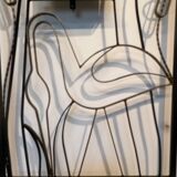 Wrought iron cloakroom