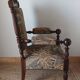 Walnut armchair in Neo-Renaissance style, 20th century.