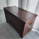 Grand coffre ancien en bois de camphrier-gravé integral-100x60x48cm