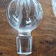 crystal wine decanter from Samabor, Czechoslovakia,