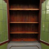 Black writing bureau bookcase