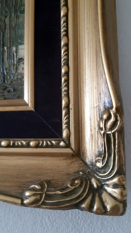 Tableau of a Parisian scene after Henri Rogers.