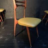 Stella, suite of 6 chairs design 1960