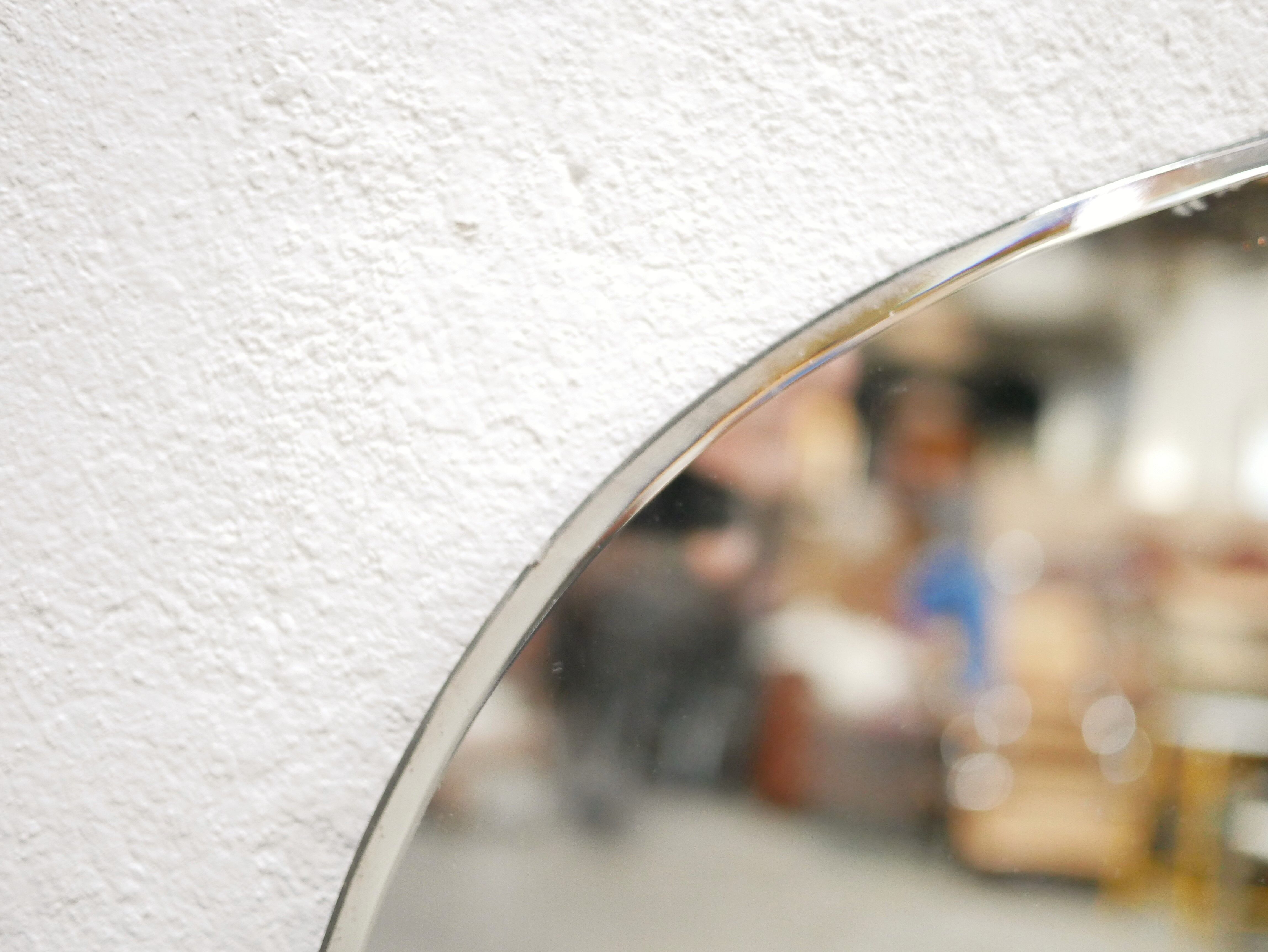 Beveled art deco mirror 99cm x 69cm