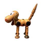 Wakouwa articulated wooden dog  40