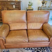Pair of leather sofas