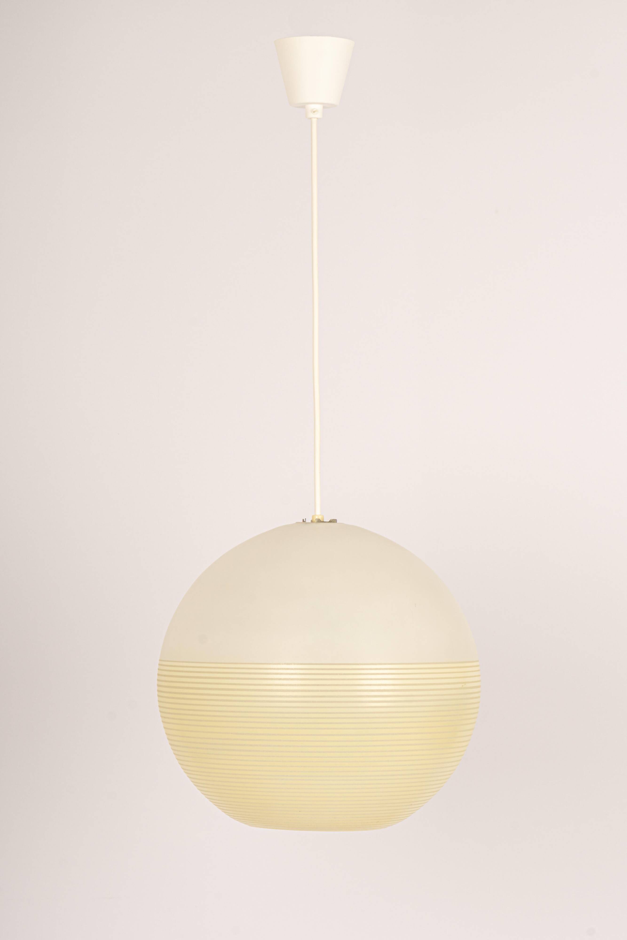Suspended glass ball lantern by Doria, Germany, 1960s.