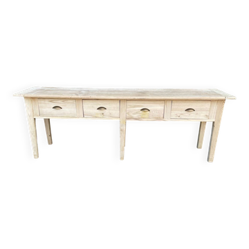 4-drawer sidetable console