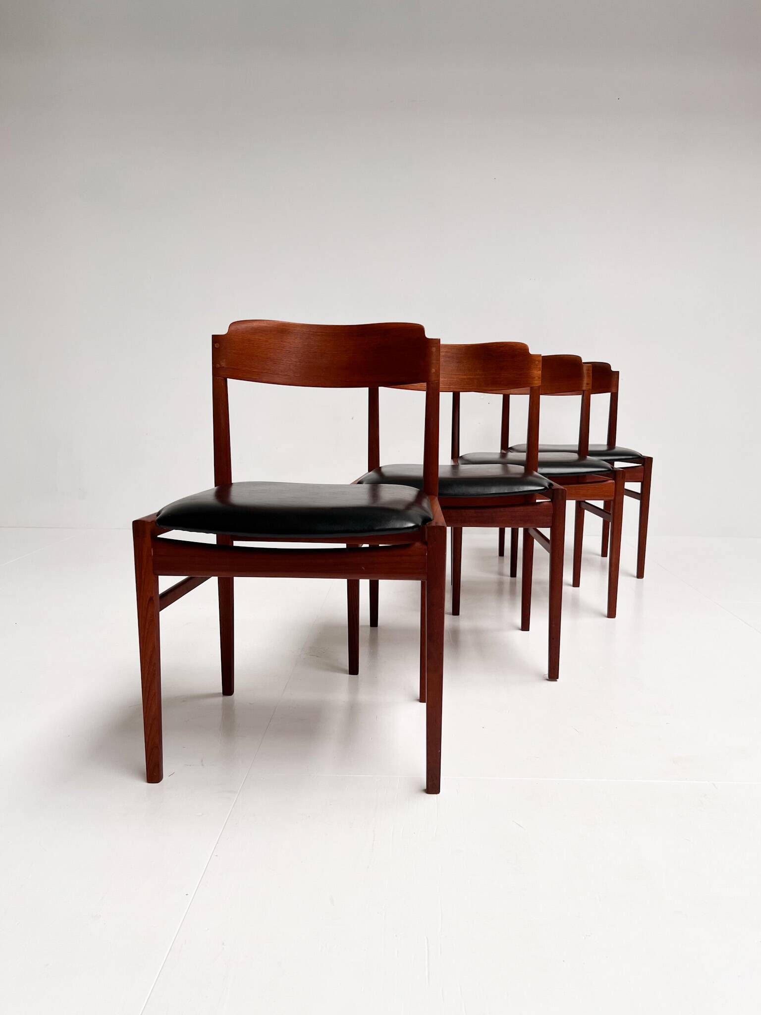 Set Mid Century Danish dining chairs attributed to Korup Mobelfabrik, 1960s