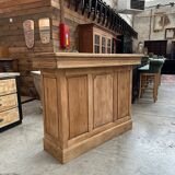 Solid oak bar from the 1950s