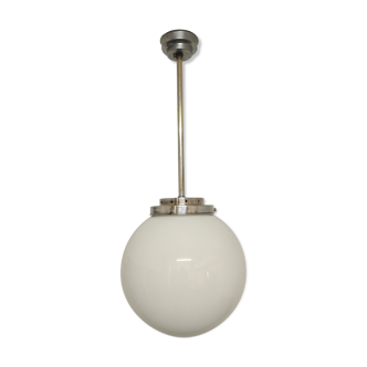 Art Deco hanging lamp in opaline