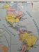 Old vintage school poster Rossignol Asia and America
