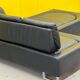 Black Leather De Sede DS-165 Sofa