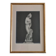 Old photograph of Venus in profile, Capitoline Museum, Rome, 1900, 26x39 cm.