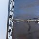 Wrought iron mirror with ivy Art Deco