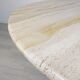 Travertine dining table design Jean-Charles Roche Bobois vintage 70s