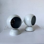 Paire de lampes « eyeball » années 80