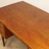 Bureau scandinave double face en teck, 1960
