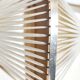Raffia and wood ceiling lamp. Spain, 1970s.