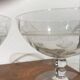 5 champagne glasses engraved in crystal