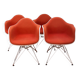 Ensemble de 4 fauteuils Dar par Charles et Ray Eames années 50