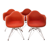 Set of 4 Dar armchairs by Charles and Ray Eames 1950s
