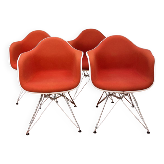Set of 4 Dar armchairs by Charles and Ray Eames 1950s