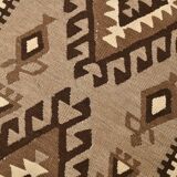 4x6 Kilim Vintage Oushak Area Kilim Rug, 103x192 Cm