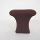 Tabouret en laine marron par Clemens Claessen pour Stokking Terwolde, Pays-Bas 1960