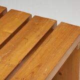Slate Bench by Charlotte Perriand for Les Arcs, France, 1980s