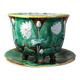 Large antique English majolica planter attributed to J. Holdcroft circa 1870-1880.