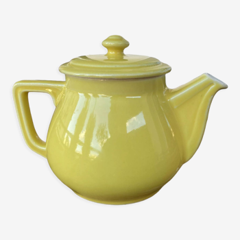 Yellow vintage teapot