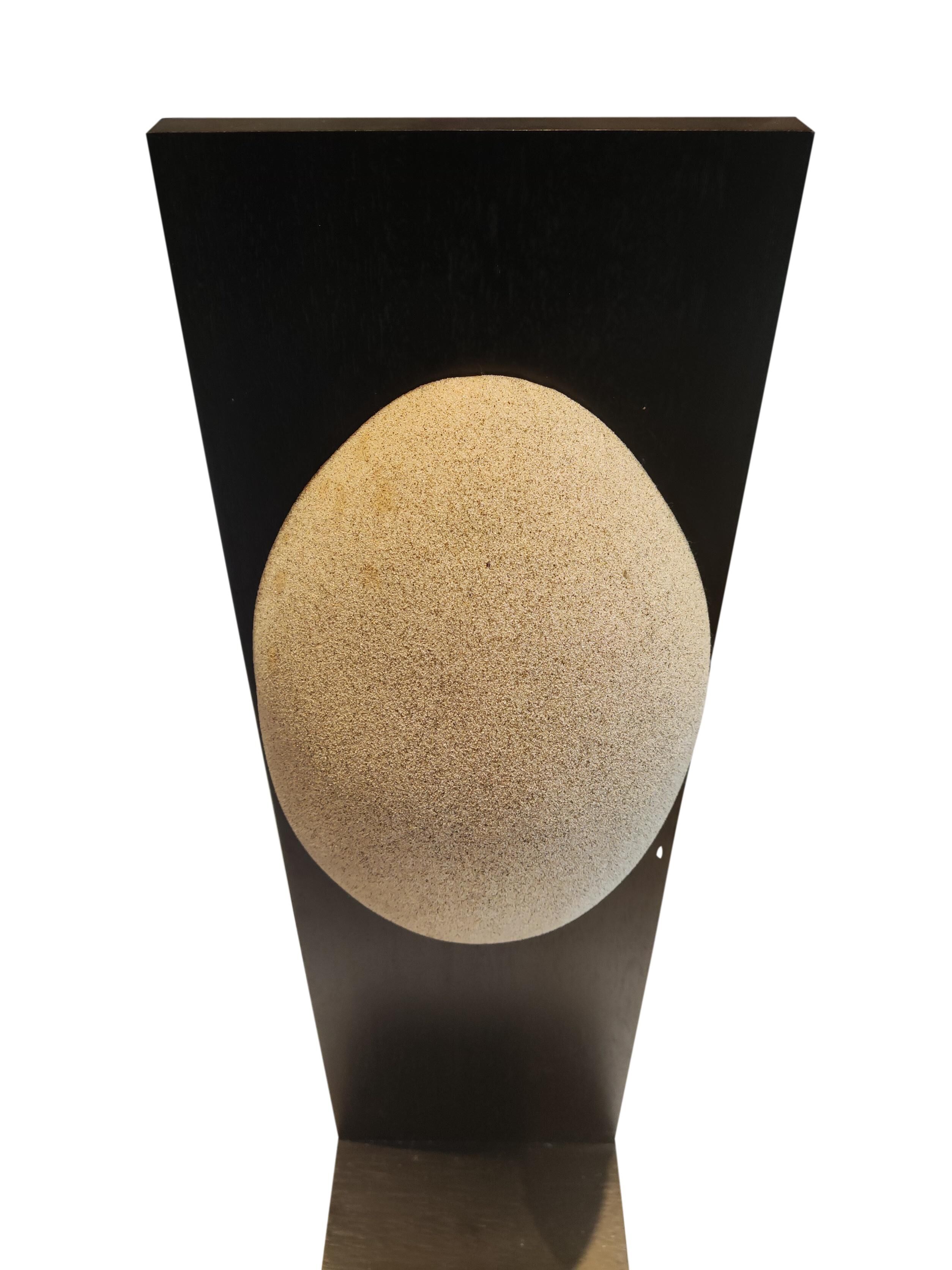 Minimalist Glass Fibre Lamp, 1970s