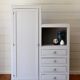 Asymmetrical cabinet