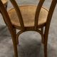 Pair of bistro chairs Fischel 1930 curved wood