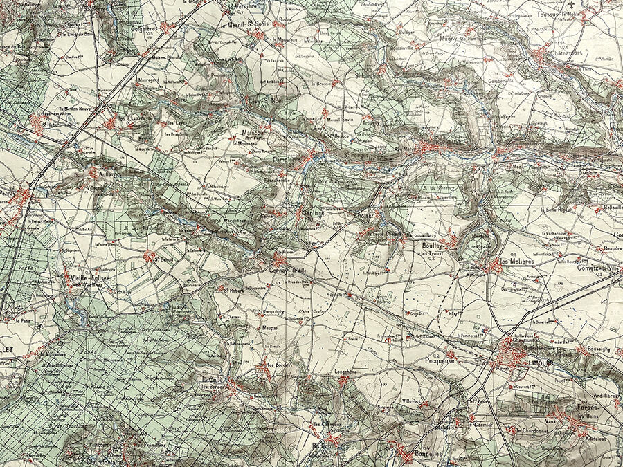 Carte de Rambouillet Novembre 1931