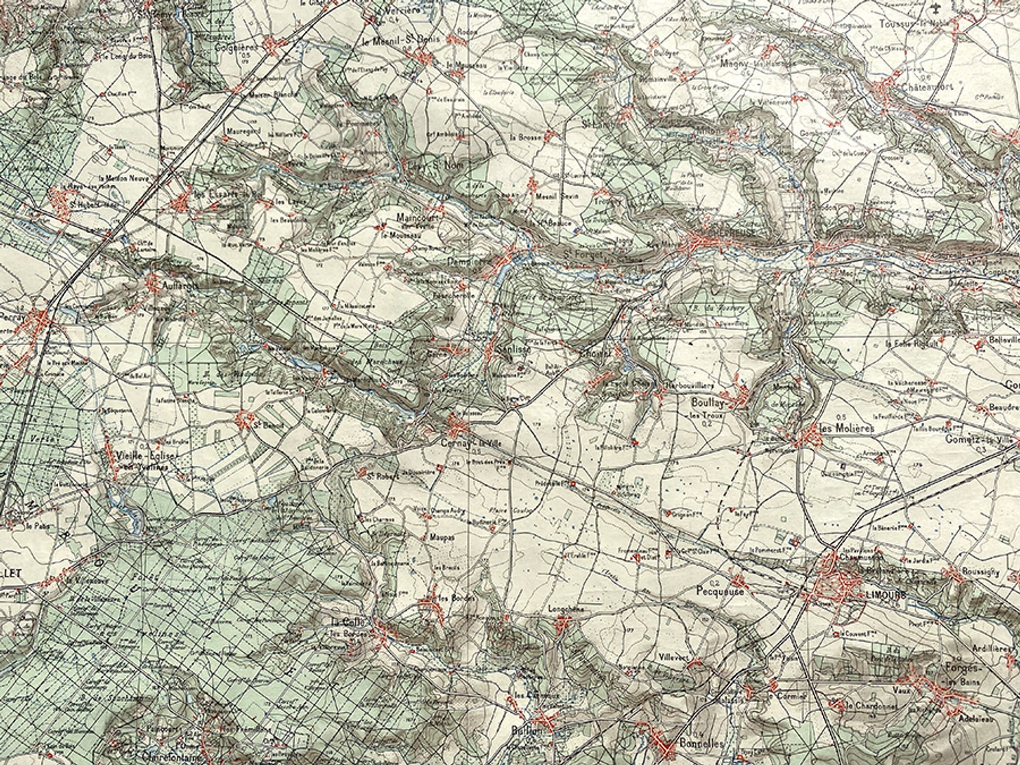 Carte de Rambouillet Novembre 1931