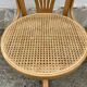 Vintage Thonet style swivel office chair – bent wood & cane
