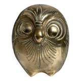 Large brass owl