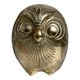 Large brass owl