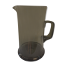 Smoked glass pitcher