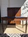 Antique Louis XVI style desk - blue felt top