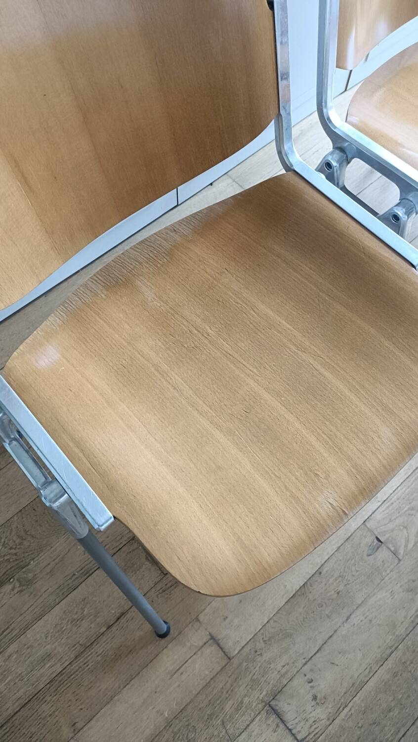 Paire de chaises DC106 Giancarlo Pirretti
