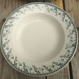 4 Hollow plates Terre de Fer in Opaque Porcelain from Gien Collection Montigny