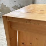 1970s pine desk