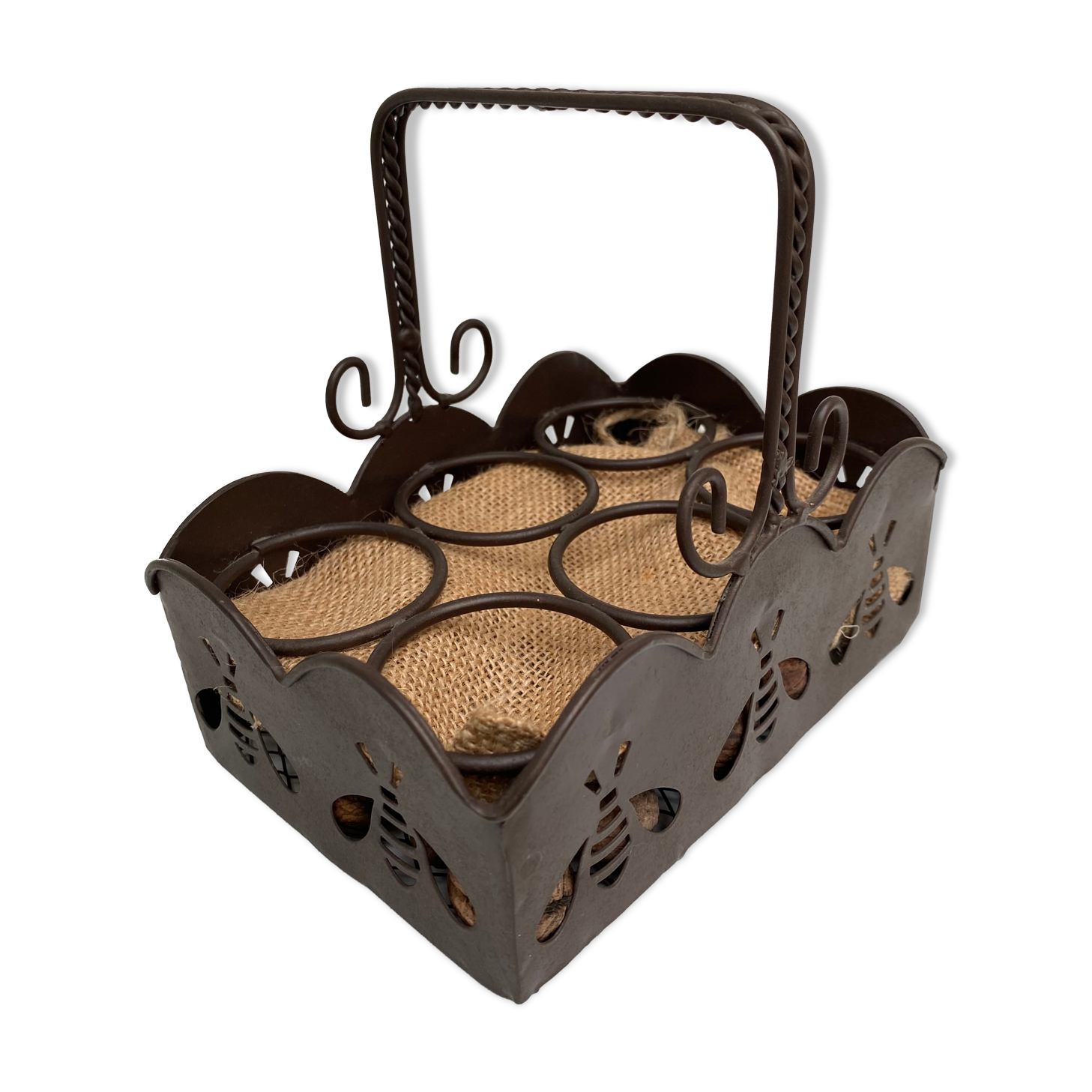 Metal egg basket